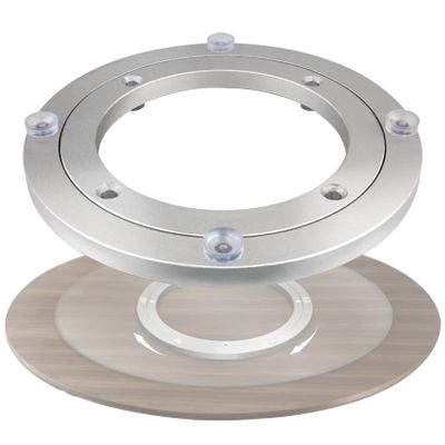 Heavy Duty Lazy Susan 5 Inch - 40 Inch Aluminium Alloy Ball Bearing, 360 Degree Smooth Rotating Turntable Swivel Base Rings, Round Metal Turntable Bearing For Table