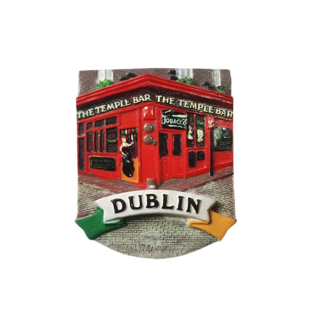 Dublin Ireland 3D Fridge Magnet Souvenir Gift,Resin Handmade Dublin Refrigerator Magnet Home & Kitchen Decoration Collection