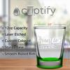 Aunt Gift Idea Auntie's Sippy Cup 2oz Green Bottom Shot Glasses Set of 2 Etched Party Favors Cool Birthday Gifts for Auntie, Her, Sister, Women view 2