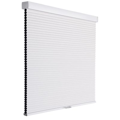 HOTSOON Cordless Cellular Shades Blackout Honeycomb Blinds for Windows Pull Down Room Darkening Cellular Blinds Thermal Insulated Windows Shades for Home Bedroom Office Door,White,27.5" W x 72" H