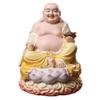 Buddha Statues for Home Meditation Decor Zen Decoration Ceramic Big Belly Maitreya Laughing Buddha Whole Hall Buddhist Household Enshrining God Statues to Keep Lucky Buddha Statues Safe Collectibles a view 1