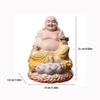 Buddha Statues for Home Meditation Decor Zen Decoration Ceramic Big Belly Maitreya Laughing Buddha Whole Hall Buddhist Household Enshrining God Statues to Keep Lucky Buddha Statues Safe Collectibles a view 2