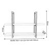 SXBHDM Ceiling-Mount Shelf Kitchen Bar Floating Shelves Storage Shelving Wood Wall Shelf Kitchen Spice Rack, Hanging Under Counter Shelf for Kitchen, Wood and Metal (Size : 120x30x80cm) view 2