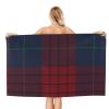 LMNSWDA Navy Blue and Red Plaid Robinson Tartan Beach Towels Oversized Soft High Absorbent Quick Dry Bath Towels Pool Towels Travel Beach Towels for Kids Adults view 2
