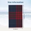 LMNSWDA Navy Blue and Red Plaid Robinson Tartan Beach Towels Oversized Soft High Absorbent Quick Dry Bath Towels Pool Towels Travel Beach Towels for Kids Adults view 4