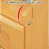 IMPREC Balcony Hanger, Modern Vertical Coat Hanger Bedroom Coat Rack Set Up Partitions for Great for Hanging Clothes and Organizing Your Everyday Belongings (Color : Brown) view 4
