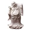 Buddha Statues for Home Meditation Decor Ceramic Zen Decoration Home Worship Home White Porcelain Big Belly Buddha Maitreya Laughing Buddha Craft Ornament Collectibles and Figurines view 1
