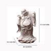 Buddha Statues for Home Meditation Decor Ceramic Zen Decoration Home Worship Home White Porcelain Big Belly Buddha Maitreya Laughing Buddha Craft Ornament Collectibles and Figurines view 2