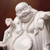 Buddha Statues for Home Meditation Decor Ceramic Zen Decoration Home Worship Home White Porcelain Big Belly Buddha Maitreya Laughing Buddha Craft Ornament Collectibles and Figurines view 3