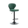 BONAD Bar Stools Modern Fashion Lifting and Rotating Bar Chair Backrest High Stool Bar Home Restaurant Kitchen Cafe Island Chair Bar Chairs (Color : C) view 1