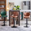 BONAD Bar Stools Modern Fashion Lifting and Rotating Bar Chair Backrest High Stool Bar Home Restaurant Kitchen Cafe Island Chair Bar Chairs (Color : C) view 2