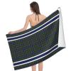 LMNSWDA MacMillan Clan Modern Hunting Tartan Beach Towels Oversized Soft High Absorbent Quick Dry Bath Towels Pool Towels Travel Beach Towels for Kids Adults view 3