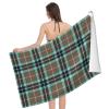 LMNSWDA Clan Thompson Brown and Blue Hunting Tartan Beach Towels Oversized Soft High Absorbent Quick Dry Bath Towels Pool Towels Travel Beach Towels for Kids Adults view 3