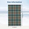 LMNSWDA Clan Thompson Brown and Blue Hunting Tartan Beach Towels Oversized Soft High Absorbent Quick Dry Bath Towels Pool Towels Travel Beach Towels for Kids Adults view 4