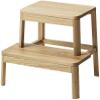 OSCCAR Kitchen Portable Step Ladder Stool Solid Wood Shoe Platform, Home Creative Stool, Bench, Step Stool (Color : #1) view 1