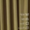 CASANEMA Faux Velvet Look Table Cloth Anti-Shrink Dcor Fabric Table Cover for Kitchen, Dinning Tabletop Olive Green Single Piece Outdoor & Indoor Use (110"X126") Made in Turkey view 3