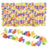 20 Bulk Pack. Rainbow Flower Hawaiian Leis - LGBTQ Gay & Lesbian Pride Parade and Party Supplies view 1