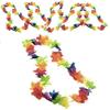 20 Bulk Pack. Rainbow Flower Hawaiian Leis - LGBTQ Gay & Lesbian Pride Parade and Party Supplies view 2