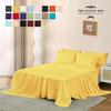 King Size 6-Piece Sheet Set 1000 Thread Count Percale 100% Pure Cotton All Season Breathable Bed Sheets fits up to 7-9 inch Deep Pocket (Stripe, Gold) view 2