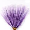Acfruits Pampas Grass Small, 30 Pcs 17" Faux Pampas Grass Short Decor, Pompas Grass Flower Arrangement and Vase Filler for Boho Home Wedding Decoration (Purple Gradient) view 1