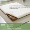 NATURAL LIFE PALMPRING Coconut Coir Mattress 3 Inch, Mattress Topper Organic Coconut Coir Cotton Wool 3 Inch Pad Pillowtop Firm Bed Comfort Sleep Body Support view 2