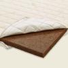 NATURAL LIFE PALMPRING Coconut Coir Mattress 3 Inch, Mattress Topper Organic Coconut Coir Cotton Wool 3 Inch Pad Pillowtop Firm Bed Comfort Sleep Body Support view 4