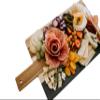 Aubree Says Acacia Wood and Black Marble Cheeseboard - Charcuterie Board For Entertaining and Serving, Weddings, Anniversary & Housewarming Parties, 20 x 10 x 0.5 in view 3