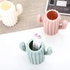 KONIEE Cactus Vase Creative Home Furnishings Indoor Decoration Potting Application Scenarios Office, Hotel, Home Furnishings Nordic Powder view 3