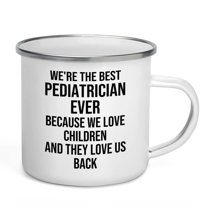 Flairy Land Pediatrician Camper Mug 12oz - The Best Pediatrician - Pediatrician Gift For Doctor Nurse Therapist Psychiatry Baby Doctor Educator Mom Dad