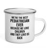 Flairy Land Pediatrician Camper Mug 12oz - The Best Pediatrician - Pediatrician Gift For Doctor Nurse Therapist Psychiatry Baby Doctor Educator Mom Dad view 1