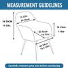 XGANGM 6/4/2 Set of Dining Room Chair Slipcover with Arms Stretch Printed Kitchen Dining Chair Covers Curved Back Accent Armrest Chair Protector Cover for Office Home,J,2PCS view 2