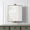 Kate and Laurel Darbridge Traditional Rectangle Pivot Mirror, 24 x 40, Antique Gold, Vintage Adjustable Rectangular Bathroom Wall Mirror for Use Horizontally or Vertically view 3