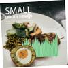 Cabilock 1000Pcs Sushi Decorative Leaves Green Resin Fake Grass for Japanese Food Plate Ornament Reusable Sushi Grass Adornment for Home Restaurant Hotel Tabletop Decor view 3
