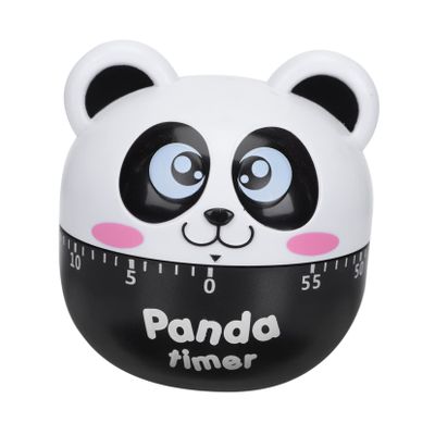 SHOWERORO Cartoon Animal Timer for Cooking Baking Mechanical Countdown Timer Easy to Operate Reminder for Boys and Girls Adults Adorable Panda Design Kitchen Accessory