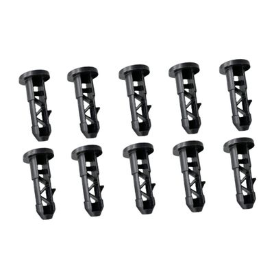 Yardenfun 10pcs Nylon Bin Clips for Trash Can Lids Plastic Latches for Chemical Buckets and Dustbin Covers Easy to Install and Practical