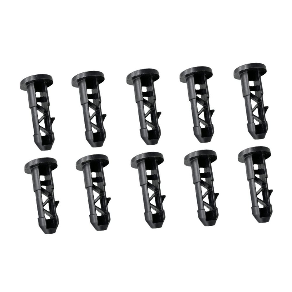 Yardenfun 10pcs Nylon Bin Clips for Trash Can Lids Plastic Latches for Chemical Buckets and Dustbin Covers Easy to Install and Practical