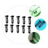 Yardenfun 10pcs Nylon Bin Clips for Trash Can Lids Plastic Latches for Chemical Buckets and Dustbin Covers Easy to Install and Practical view 3
