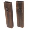 Hoement Wooden vase Dried Pampas Holder Wall Pocket vase Wood Wall Hanging Planter Mount Indoor Planter Household Hanging Flower Basket Pine view 1