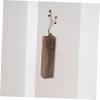 Hoement Wooden vase Dried Pampas Holder Wall Pocket vase Wood Wall Hanging Planter Mount Indoor Planter Household Hanging Flower Basket Pine view 3