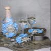 A&C Quinceaeras and More Champagne glasses set Toasting Set for Quinceanera Sweet Sixteen Toasting set SBD69 (Burgundy Gold) view 2