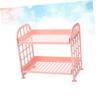 Cabilock Layers Plastic Storage Shelf Organizer for Kitchen and Bathroom Multi-Purpose Desktop Rack for Soap Shampoo and view 4