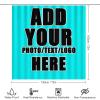 NALAHOME Custom Bathroom Sets with Shower Curtain and Rugs Waterproof Fabric Bath Curtains with Your Photo Text Logo Accessories for Home Bathroom Decor Style01 view 2