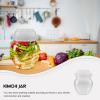 MARURY Pickling Jar Fermenting Pickle Container Plastic Fermentation Crock with Water Seal Airlock Lid for Brewing Pickling Kimchi Sauerkraut Fermentation Vegetables view 2