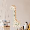 Dinosaur Growth Height Chart for Kids Boy Nursery Decor Wall Child Ruler Baby Shower, Gift 1st 2nd 3rd Birthday (Feather) view 2