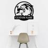 Custom Dolphin Metal Wall Signs - Personalized Dolphin Metal Wall Art - Dolphin Metal Wall Decor - Beach Home Decor - Dolphin Name Signs - Lake House Sign view 4