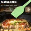Walfos Basting Brushes Silicone, Heat Resistant Pastry Brushes for Kitchen Cooking, Oil, BBQ Grill, One-Pieces Design,BPA Free and Dishwasher Safe, 2 Pcs (Lime Green) view 4