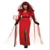 Bristol Novelty 301620M Crimson Demoness Costume Adult Fancy Dress, Women, Red, Medium UK 14-16 view 1