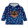 Paw Patrol Boys Wearable Hooded Blanket | Kids Blue Chase the Police Dog All Over Print Fleece Hoodie | Pullover Loungewear view 1