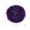 Veemoon Simulated Eucalyptus Leaf Grass Decorative Topiary Plant Sphere for Indoor and Outdoor Decor No Maintenance Required for Weddings Gardens and view 2