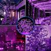 Clear Christmas Lights Set 100 Count 39 Feet LED Mini String Lights for Indoor Christmas Tree Garland Birthday Wedding Party Festival Decoration view 2